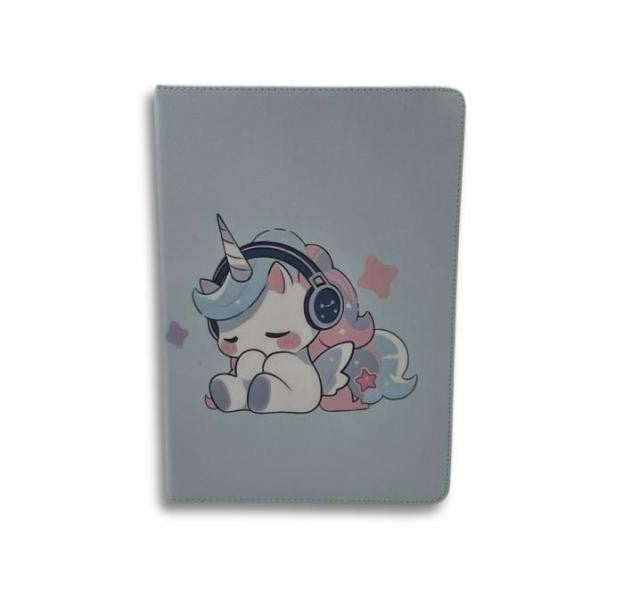 ESTUCHE AGENDA TABLET UNIVERSAL DISEÑO 7¨ UNICORNIO