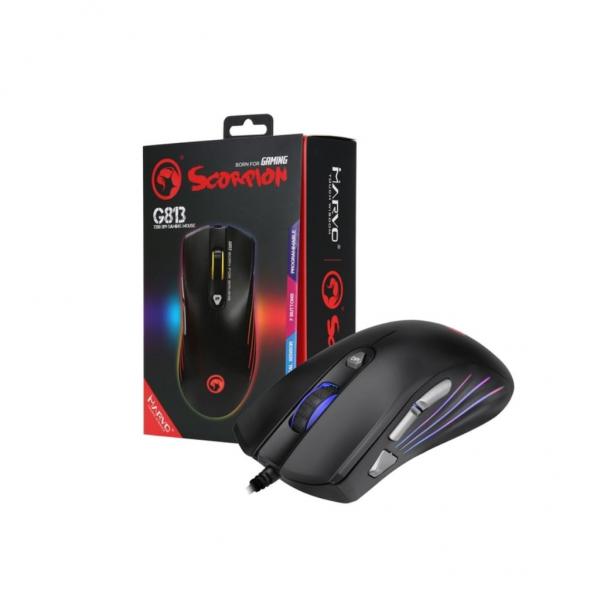 Marvo Mouse Gaming Scorpion G813 RGB 7200 DPI