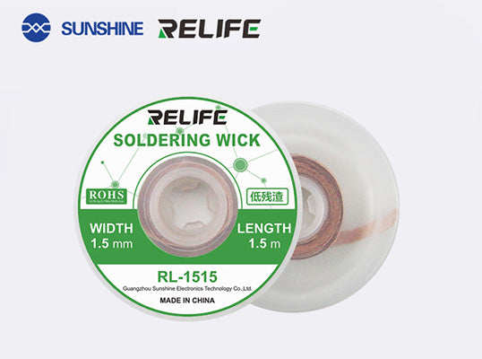 Malla Para Desoldar Relife RL-2515 Cobre Puro