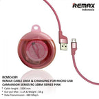 Remax Cable Micro B Rc-108m Camaroon Rosado 1m