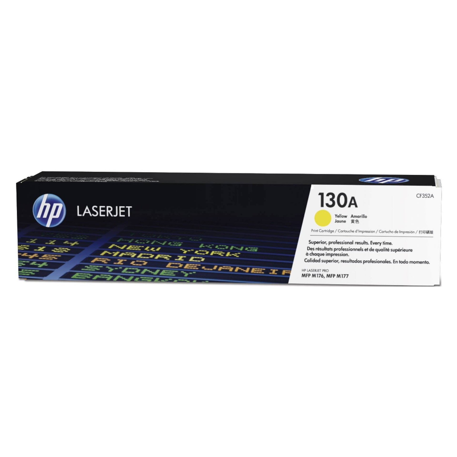 HP toner amarillo 130A CF352A rendimiento 1000 pags