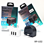 Cargador Cubo Casa RP-U32 Remax - Negro
