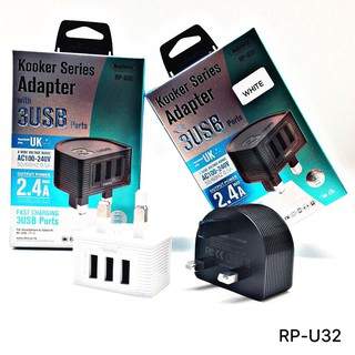 Cargador Cubo Casa RP-U32 Remax - Negro