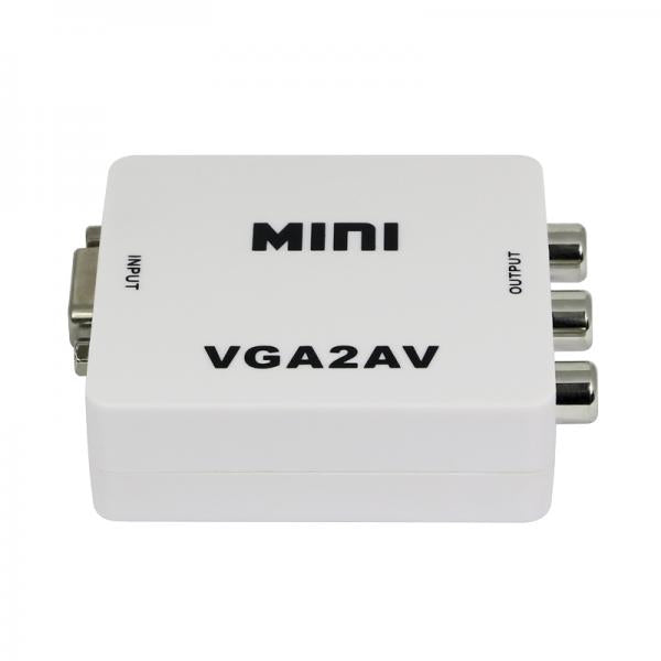 Convertidor Adaptador VGA a Rca Av