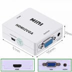 Convertidor Adaptador VGA a HDMI Caja