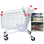 Heda Carro De Compras 250 Litros Cromado