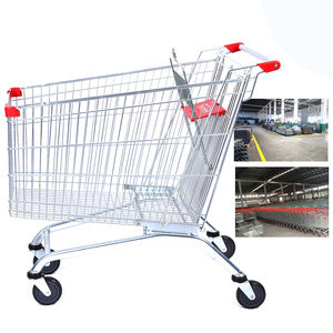 Heda Carro De Compras 250 Litros Cromado