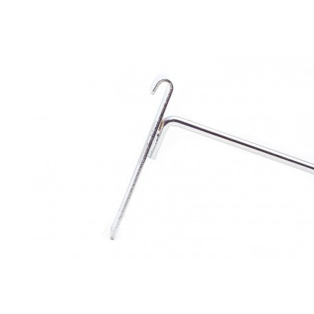 Gancho para Lamina Malla 6MM Grueso 300MM de Largo FG-0267 - Plateado