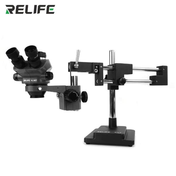Microscopio Relife RL-M5T-STL2 Estereo Trinocular Negro