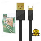 Cable USB Lightning RC-048I Gold Plating Remax - Negro