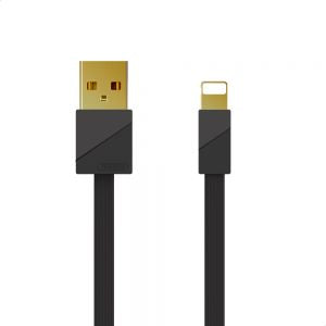 Cable USB Lightning RC-048I Gold Plating Remax - Negro