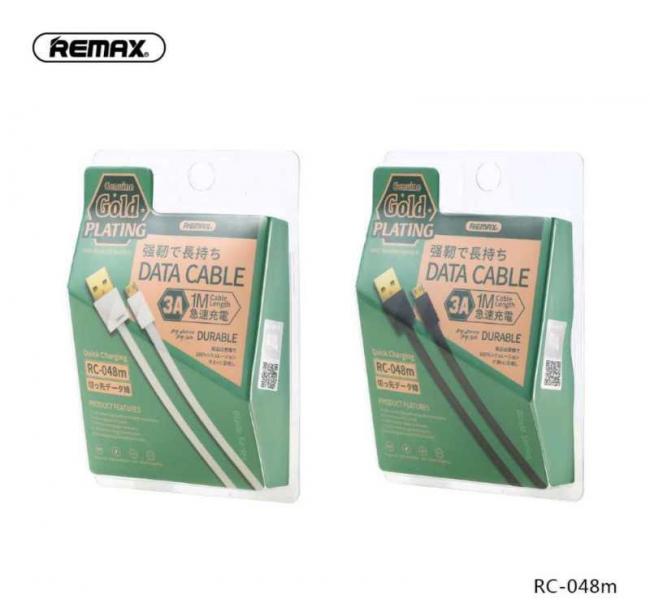 Remax Cable Usb Tipo C Rc-048a Carga Rapida 1m Blanco Imagen principal del producto