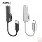 Cable USB Ligthing a 3.5 Hembra Enjoy Splitter RL-LA02I Remax - Blanco