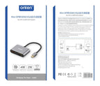 Onten Cable Mini DisplayPort a HDMI/VGA 4K 60Hz OTN-5131B
