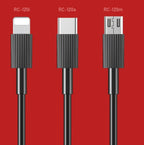 Cable USB Lightning RC-120I Chaino Mini Remax - Negro