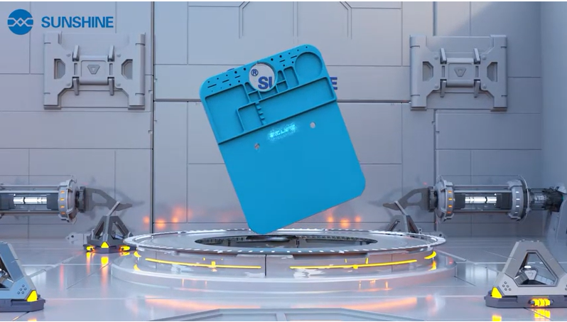 Tabla Silicon para Reparación en Microscopio RL-004M Relife - Celeste