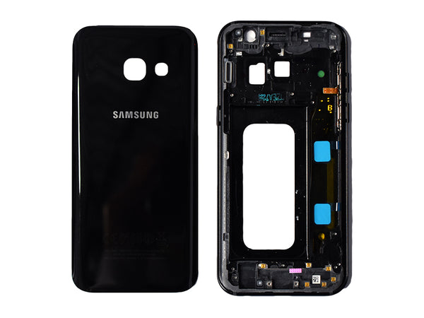 Repuesto TAPA HUAWEI Y8P NEGRA CON MARCO