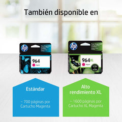 HP cartucho tinta 964 magenta  3JA51AL