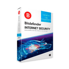 LICENCIA ANTIVIRUS BITDEFENDER INTERNET SECURITY  3 2 PC 1 AÑO