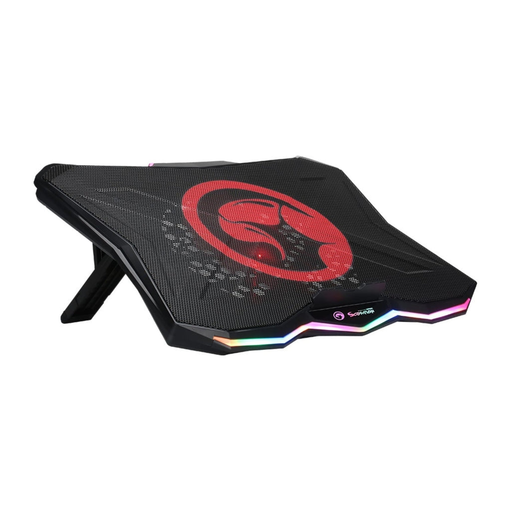 Marvo Ventilador Scorpion FN-40 Soporte Refrigeración Portátil RGB