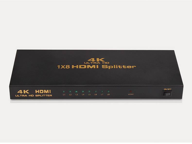 Onten Splitter 1 HDMI a 8 HDMI OTN-7598 Duplicador Señal 4K