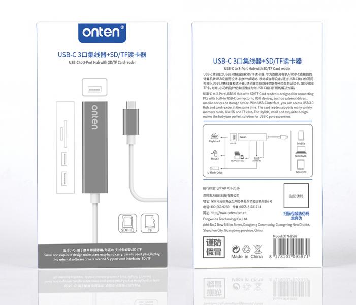 Hub USB Tipo a OTN-9597 Onten Imagen principal del producto