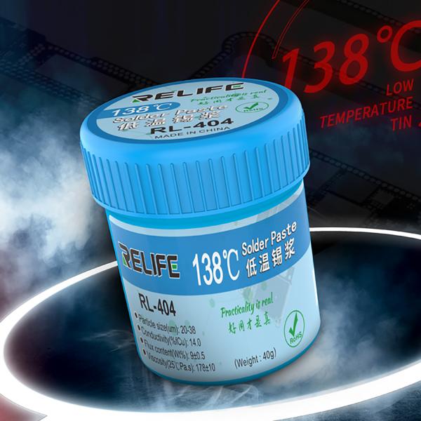 Soldadura en Pasta RL-404 Relife - 138c° Imagen principal del producto