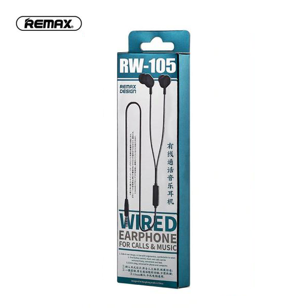 Audifonos Manos Libres RW-105 Remax - Negro
