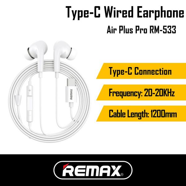 Audifonos Manos Libres RM-533 Remax - Blanco