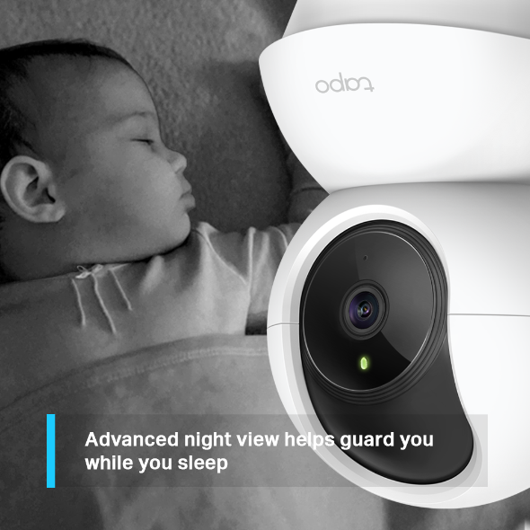 TP Link camara de seguridad con doble lente y movimiento panoramico/inclinacion para interiores y exteriores - Tapo C246D