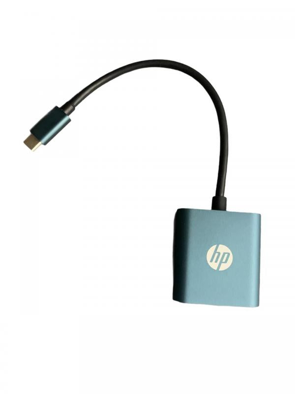 Adaptador USB Tipo C a VGA Hembra DHC-CT201 HP - Azul