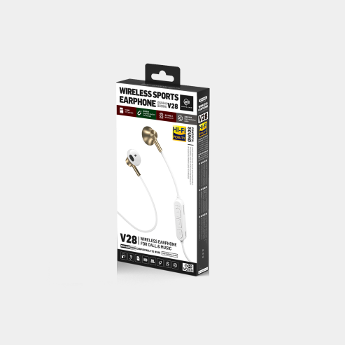 Audifonos Manos Libres Bluetooth V28 Wk Remax - Blanco