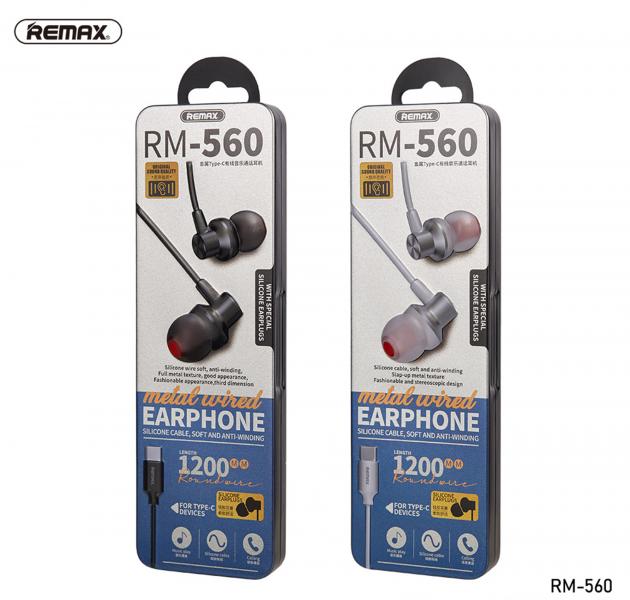 Audifonos Manos Libres RM-560 Tipo C - Blanco