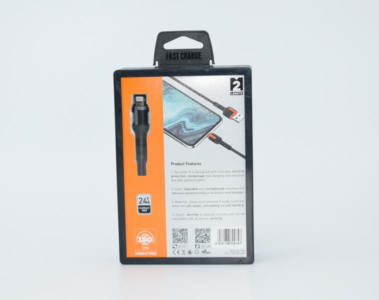Cable USB Lightning LS532 Ldnio - Negro