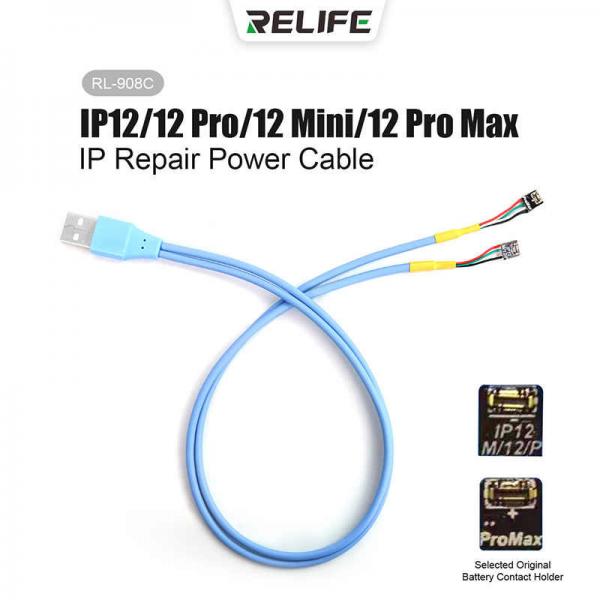 Cable para Reparacion Linea Electrica Iphone Serie 12 RL-908C Relife