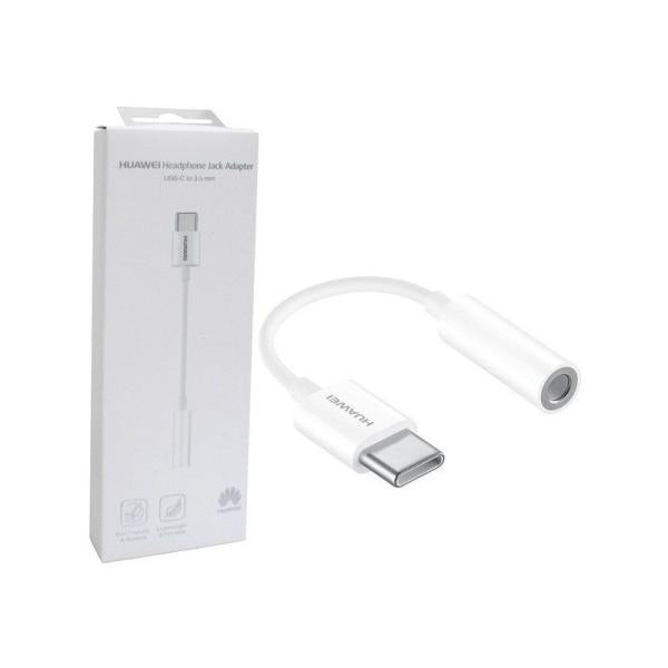 ADAPTADOR TIPO C A 3.5MM HUAWEI BLANCO