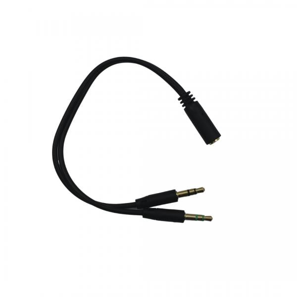 Cable 3.5mm 2 Macho 1 Hembra YA2 Yookie Imagen principal del producto