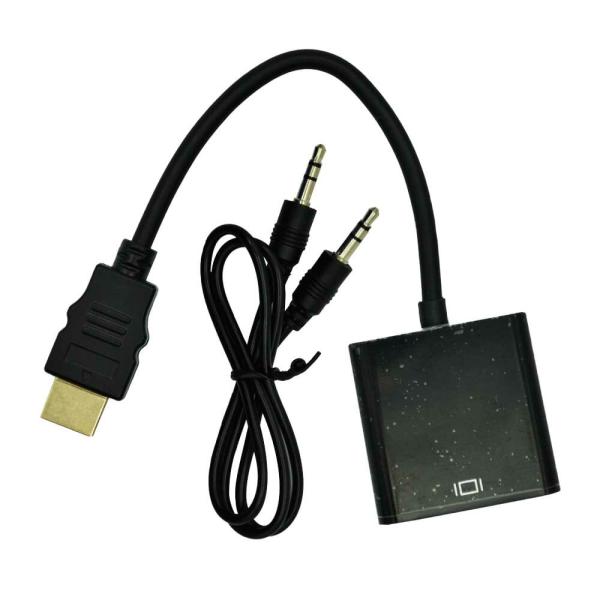 Adaptador Pg HDMI hembra a VGA macho con audio XC00357