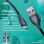 Cable USB Tipo C RC-161A Serie Kayla Remax - Negro