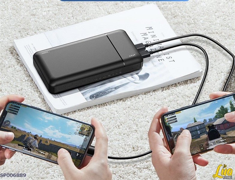 Bateria de Emergencia RPP-166 20.000mah Serie Lango Remax - Negro