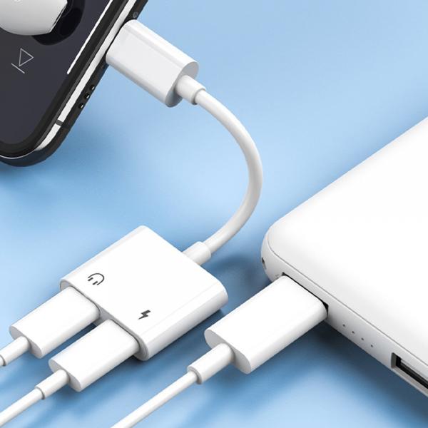 Cable 2 USB Ligthing Hembra a 1 Ligthing Macho RL-LA07I Remax - Blanco
