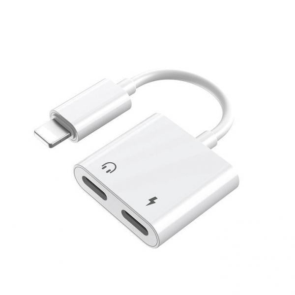 Cable 2 USB Ligthing Hembra a 1 Ligthing Macho RL-LA07I Remax - Blanco