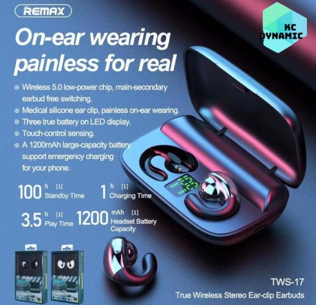 Audifonos Manos Libres Bluetooth TWS-17 Remax - Negro
