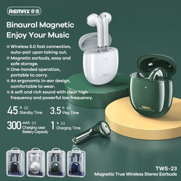 Audifonos Manos Libres Bluetooth TWS-23 - Azul