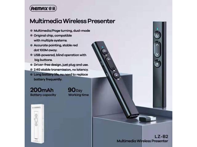 Puntero Laser Bluetooth LZ-B2 Remax - Rosado