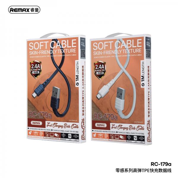 Cable USB Tipo C RC-179A - Blanco