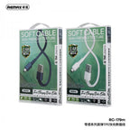 Cable USB Micro B RC-179M - Blanco