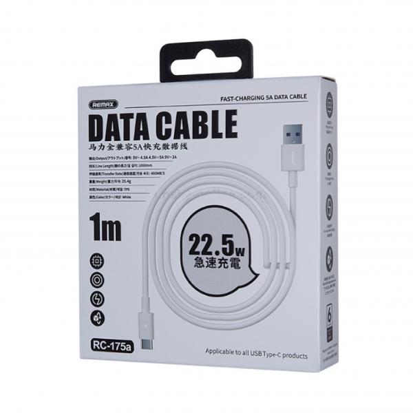 Cable USB Tipo C RC-175A Serie Chaining Remax - Blanco