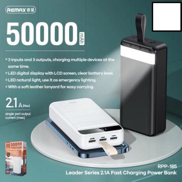 Bateria de Emergencia RPP-185 Serie Leader 50.000mha - Blanca