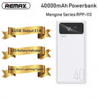 Bateria de Emergencia RPP-113 40.000mha Serie Mengine Remax - Blanca
